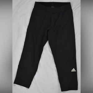 Adidas ClimaLite TechFit Black Yoga Pants 3/4 Length Women’s XS
